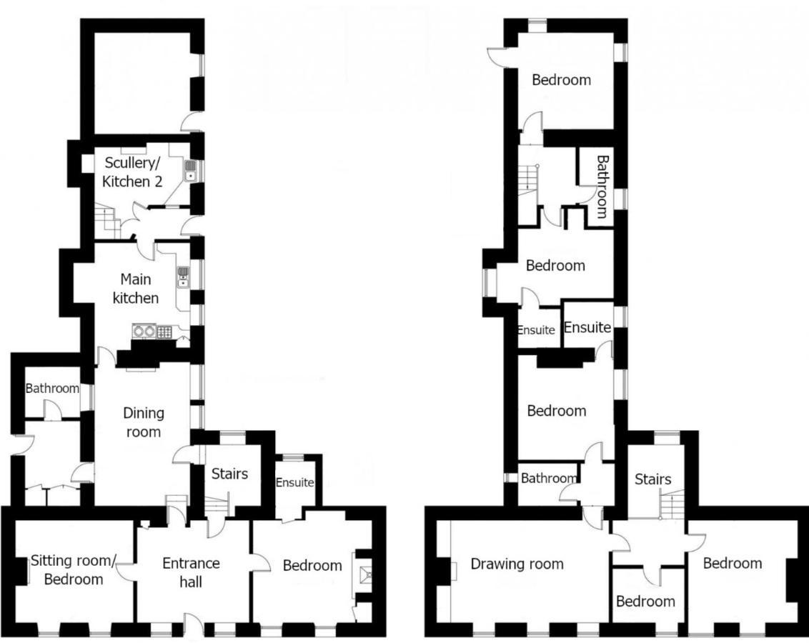 Topside House - Beautiful 7 Bedroom House With Hottub Wifi And Parking Near Bath Wells Frome Oakhill エクステリア 写真